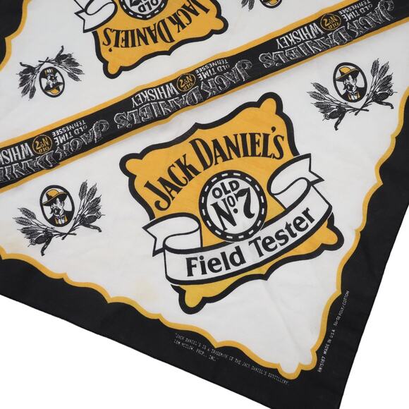 Vintage Jack Daniels Field Tester Graphic Bandana - Picture 5 of 7
